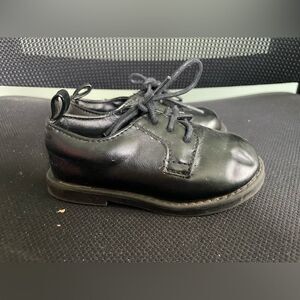 Koala Kids Sz 6 Boys Toddlers Black Dress Casual Shoes Oxfords Lace Up